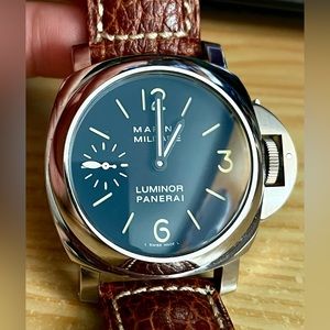 panerai hand winding machine watch